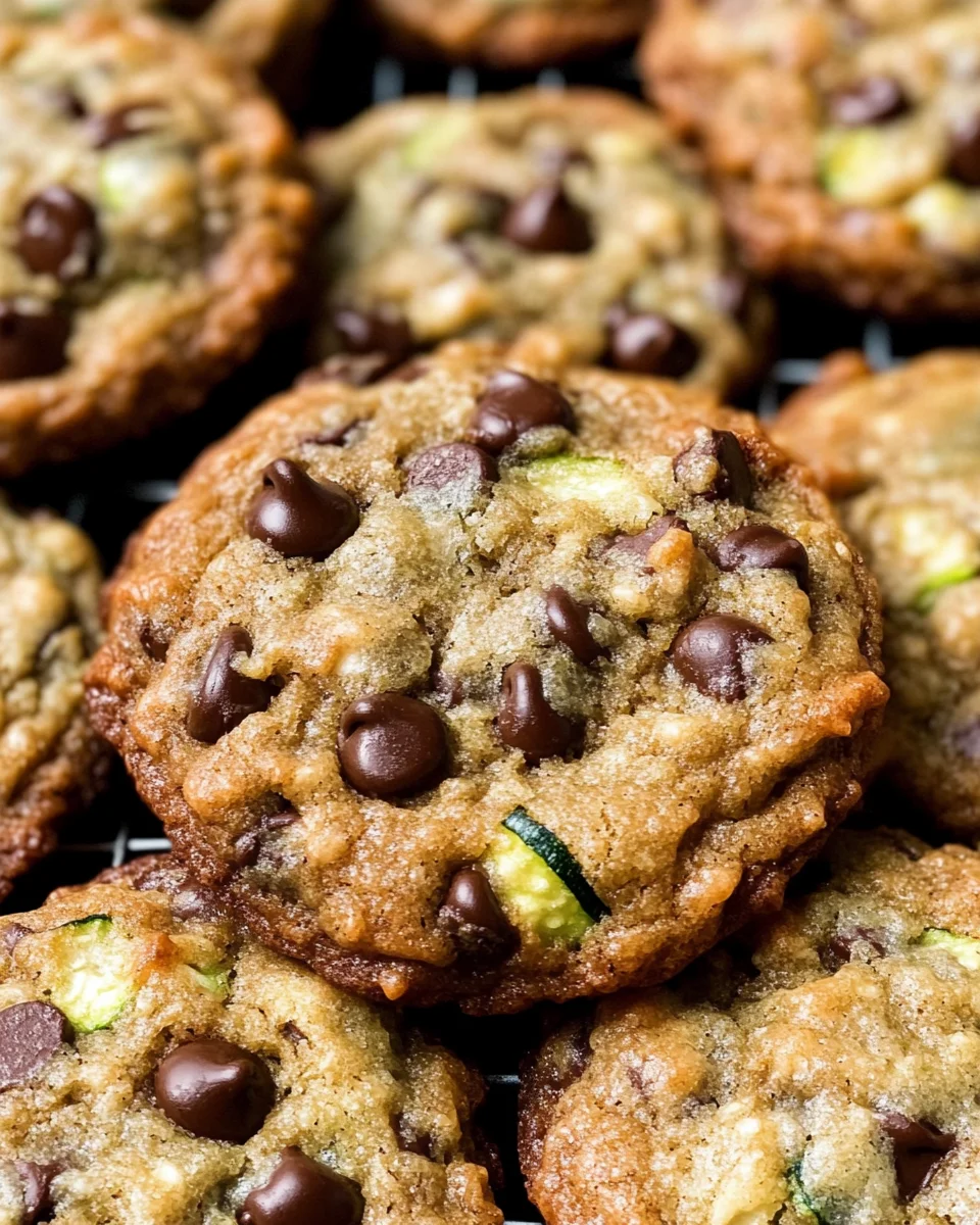 Zucchini Chocolate Chip Cookies
