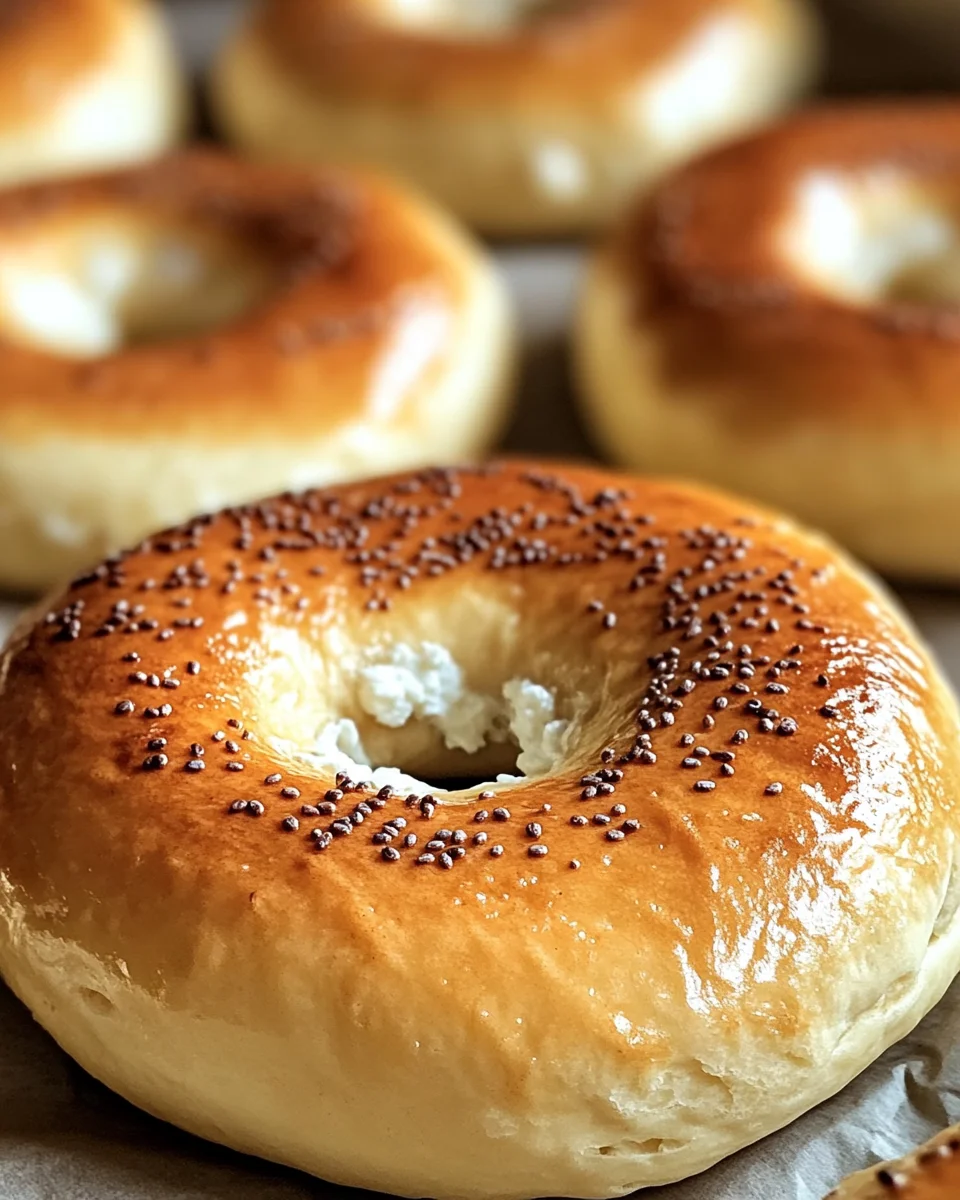 cottage cheese protein bagels (fluffy & easy)
