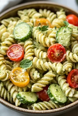 creamy avocado ranch pasta salad