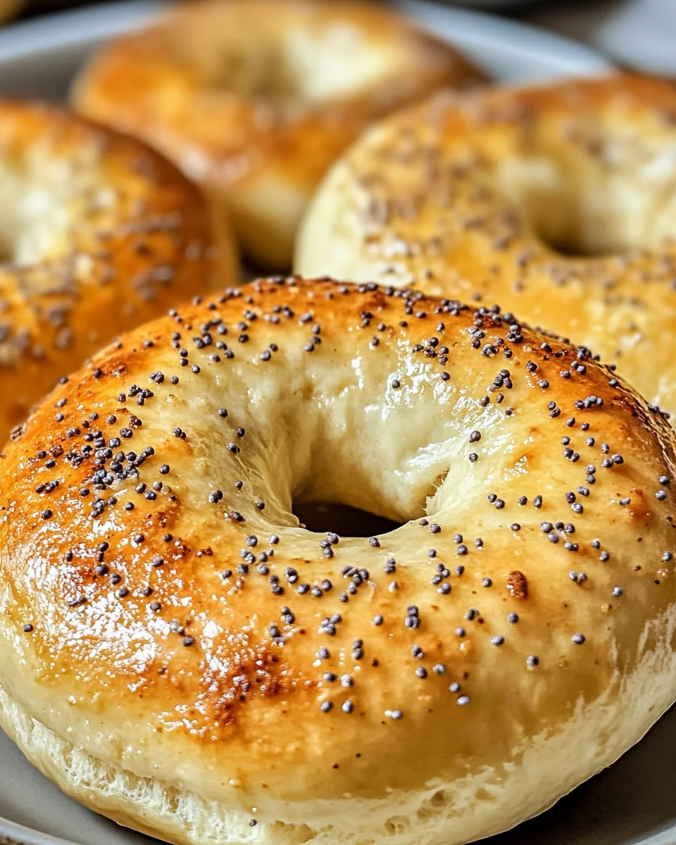high protein air fryer bagels (quick recipe)