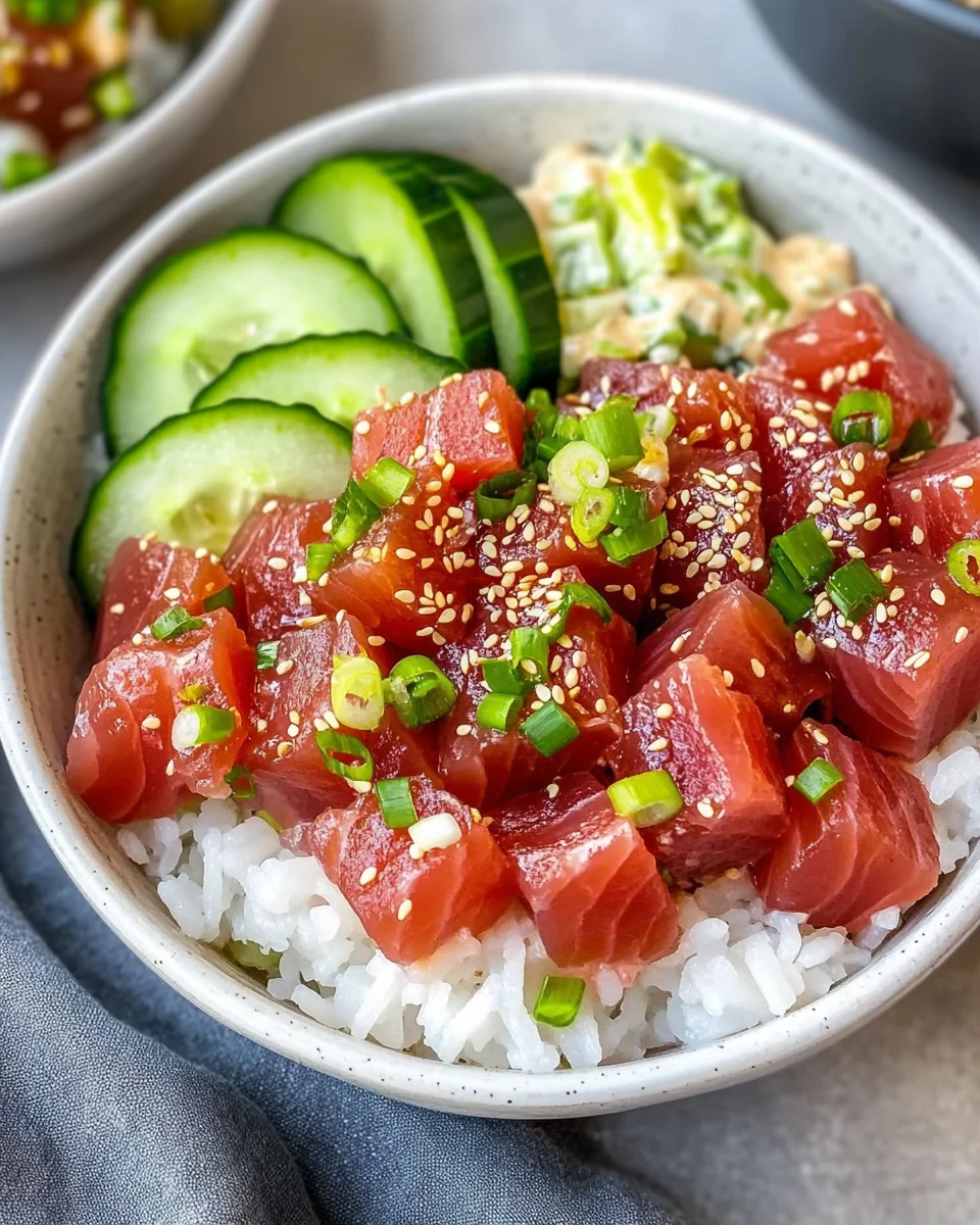Ahi Tuna Poke Bowl