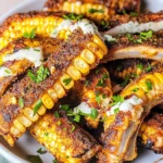 Air Fryer Corn Ribs Recipe