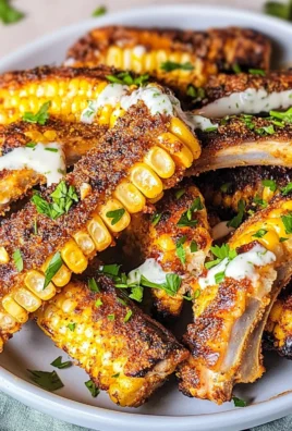 Air Fryer Corn Ribs Recipe