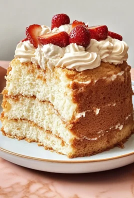 Angel Food Cake with Brown Sugar Bourbon Cream