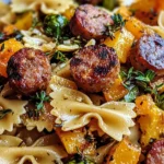 Autumn Sausage Pasta Squash