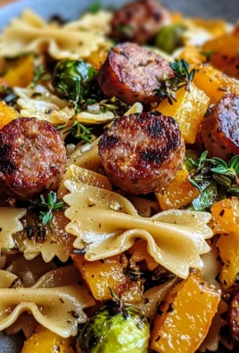 Autumn Sausage Pasta Squash