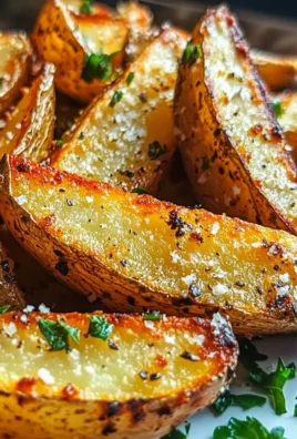 Baked Garlic Parmesan Potato Wedges