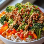 Bang Bang Ground Turkey Rice Bowls