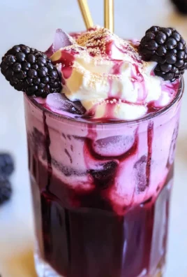 Blackberry Tea Iced Tea Latte
