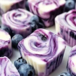 Blueberry Swirl Yogurt Bites