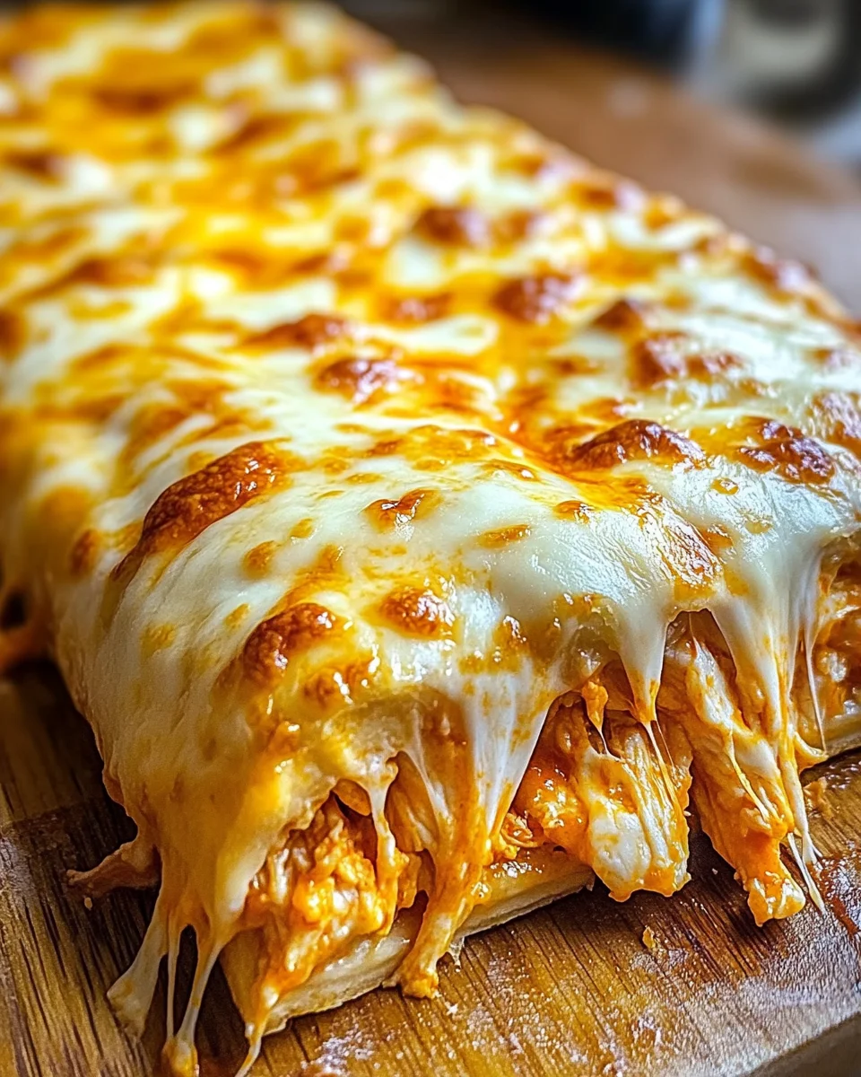 Buffalo Chicken Cheese Bake