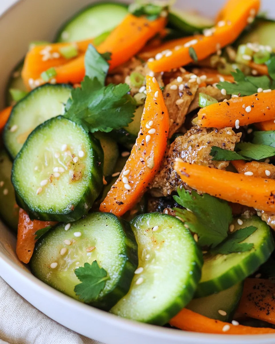 Carrot and Cucumber Salad
