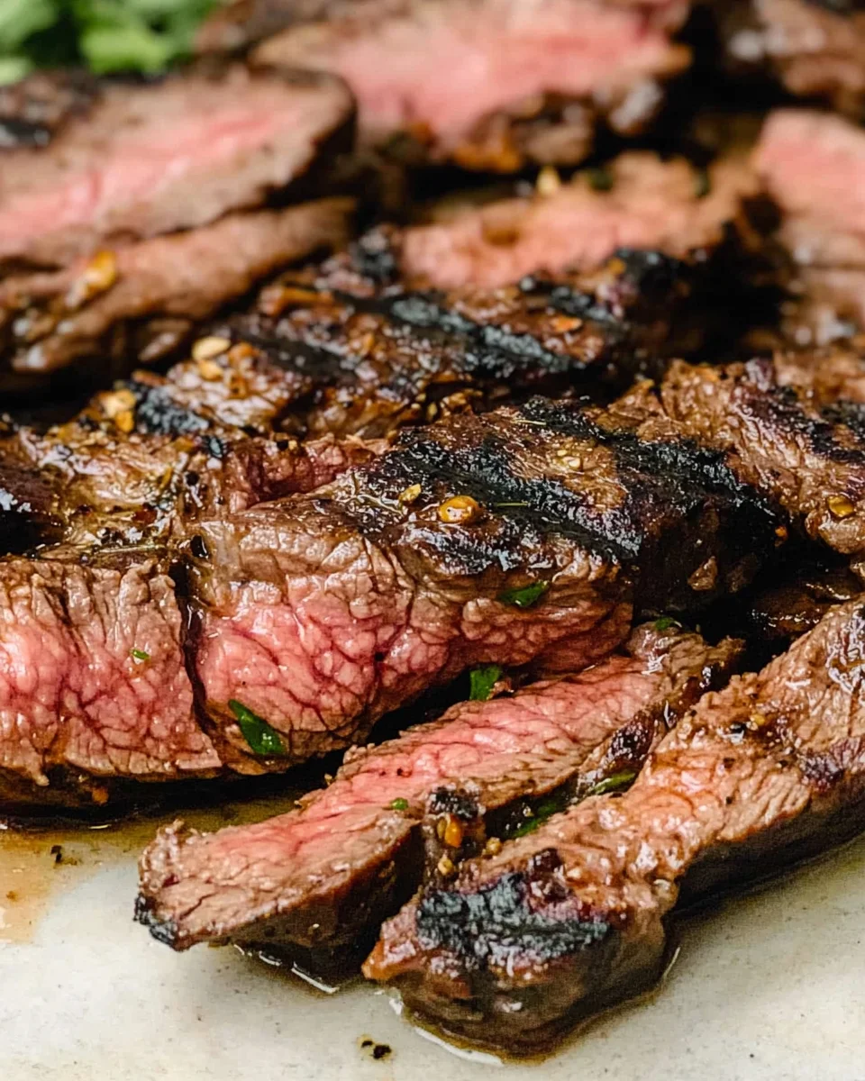 Charred and Juicy Marinated Skirt Steak