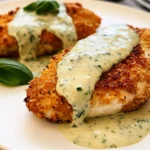 Chicken in Basil Cream Sauce