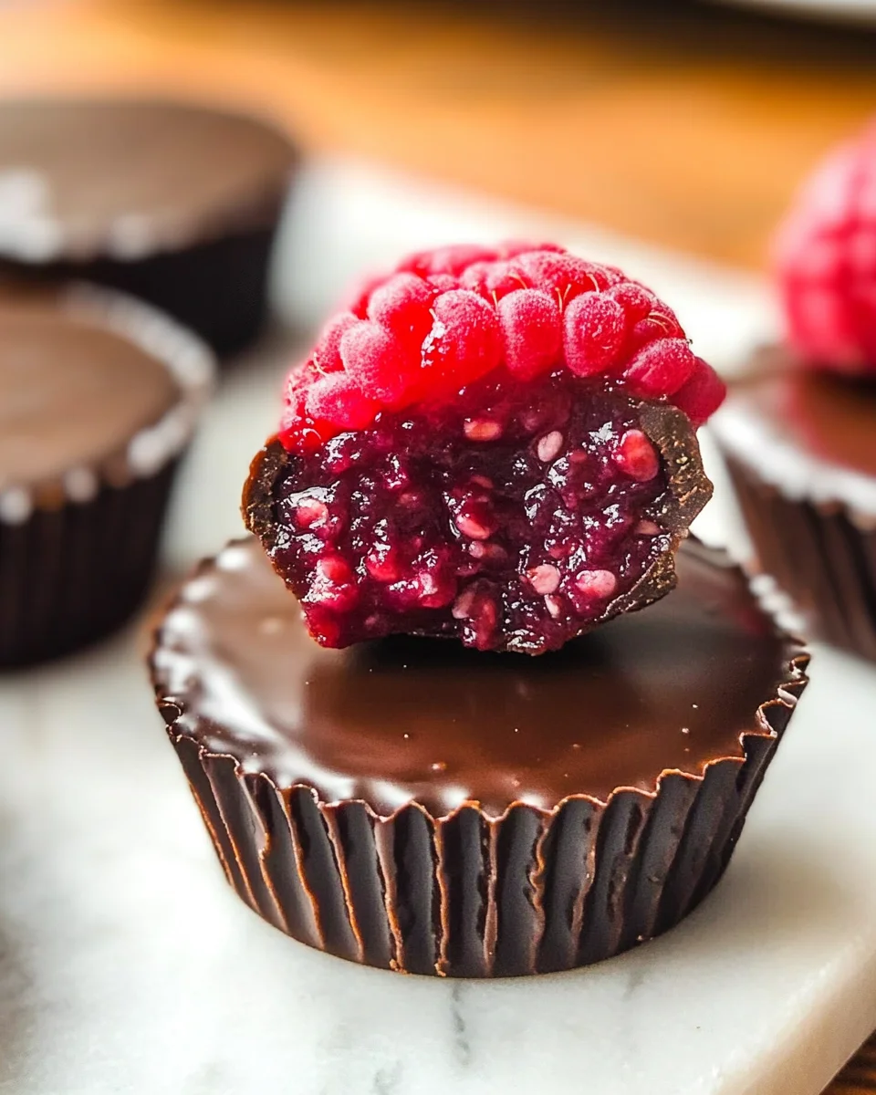 Chocolate Raspberry Cups