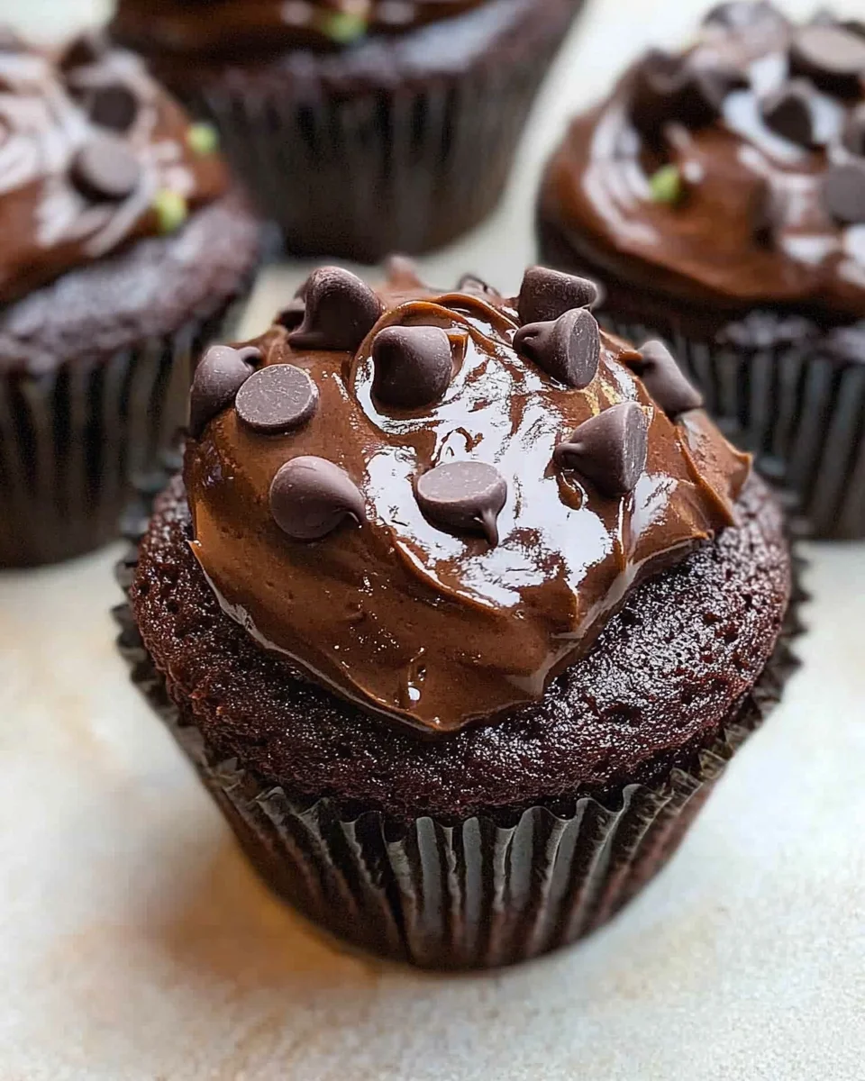 Chocolate Zucchini Cupcakes