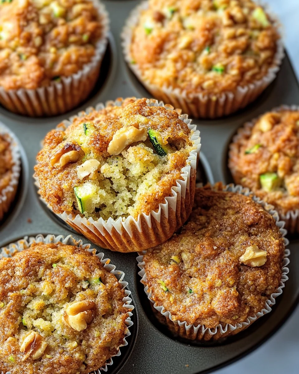 Coconut Flour Zucchini Muffins - Low Carb
