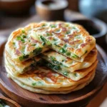 Crispy Chinese Scallion Pancakes (Cong You Bing)
