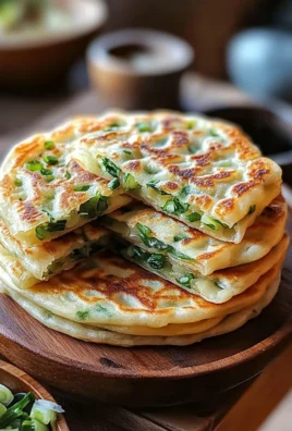 Crispy Chinese Scallion Pancakes (Cong You Bing)