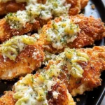 Crispy Dill Pickle Parmesan Chicken