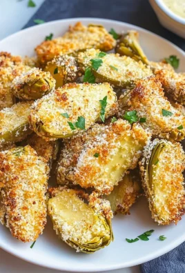 Crispy Parmesan Artichoke Hearts