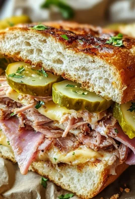Cuban Garlic Bread Sandwiches