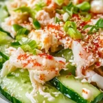 Cucumber Salad with Crab Meat Delight