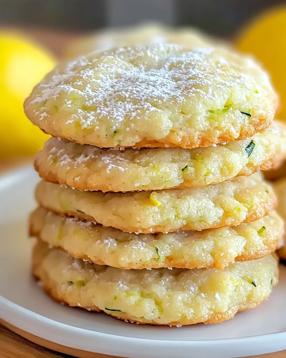 Easy Lemon Zucchini Cookies