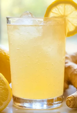 Ginger Lemonade Sweetened With Honey
