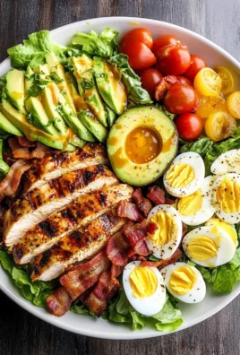 Grilled Chicken Cobb Salad with Honey Dijon {Paleo, Whole30 Option}