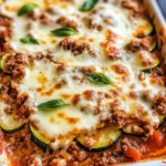 Ground Beef Zucchini Casserole