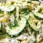 Healthy Cucumber Pasta Salad