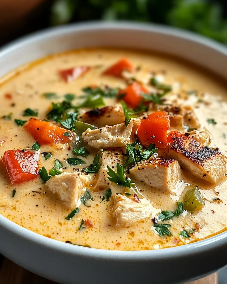 Hearty Creamy Cajun Chicken Soup: Flavorful & Satisfying