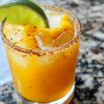 Hot Honey Spicy Mango Margarita