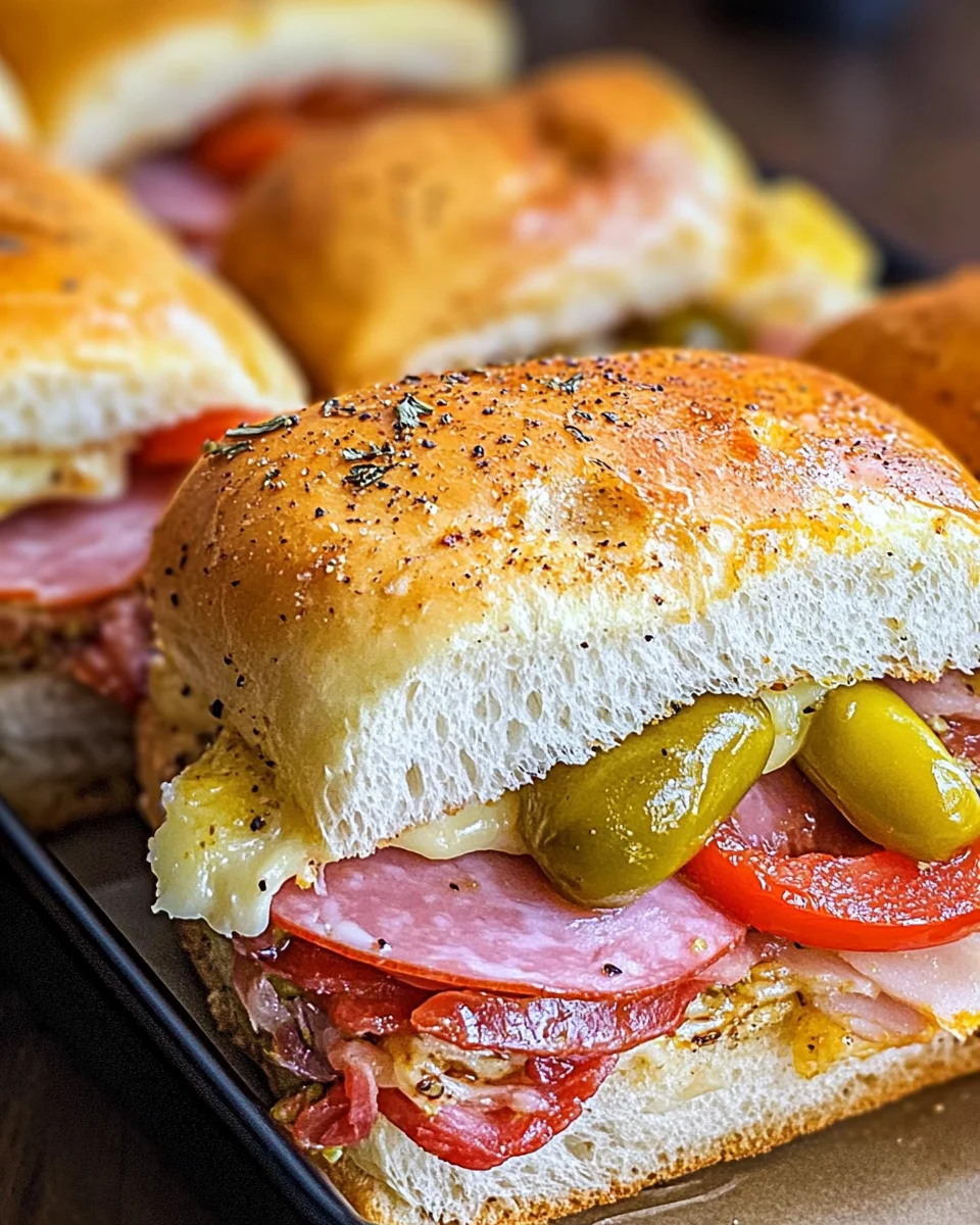 Hot Italian Sub Sliders