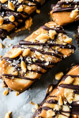 Low Calorie Frozen Banana Snickers