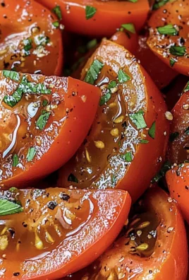 Marinated Tomatoes: A Delicious Recipe for Flavorful Summer Salads