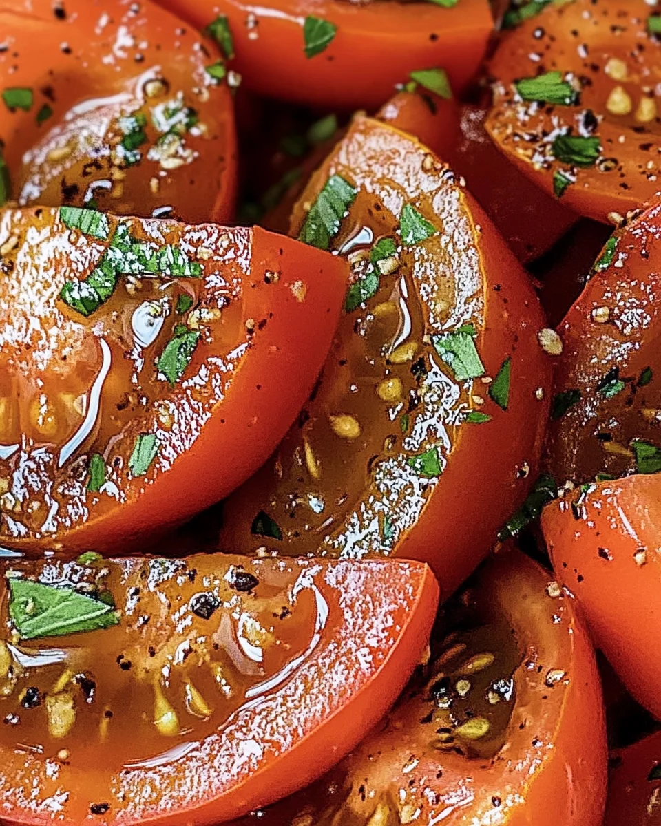 Marinated Tomatoes: A Delicious Recipe for Flavorful Summer Salads