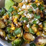 Mexican Street Corn Brussels Sprouts
