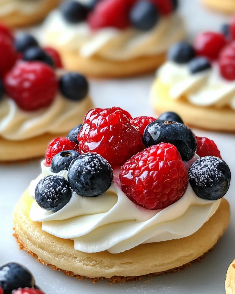 Mini Fruit Pizzas