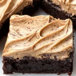 Mocha Brownies with Cafe Latte Frosting