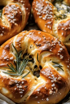 Mozzarella Stuffed Soft Pretzels
