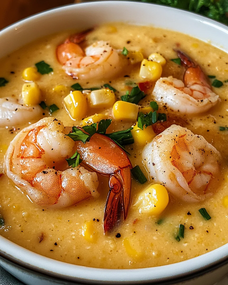 New Orleans Shrimp and Corn Bisque