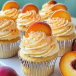 Peach Bellini Cupcakes