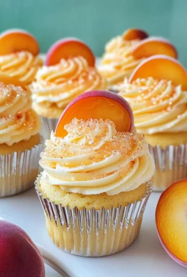 Peach Bellini Cupcakes