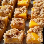 Peach Crumb Bars