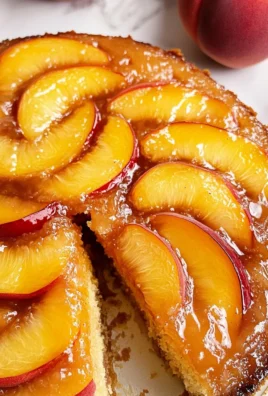 Peach Upside-Down Cake Recipe