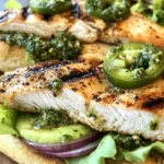 Peruvian-Style Grilled-Chicken Sandwiches With Spicy Green Sauce Recipe