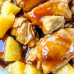 Pineapple Chicken | Crockpot Hawaiian BBQ Chicken