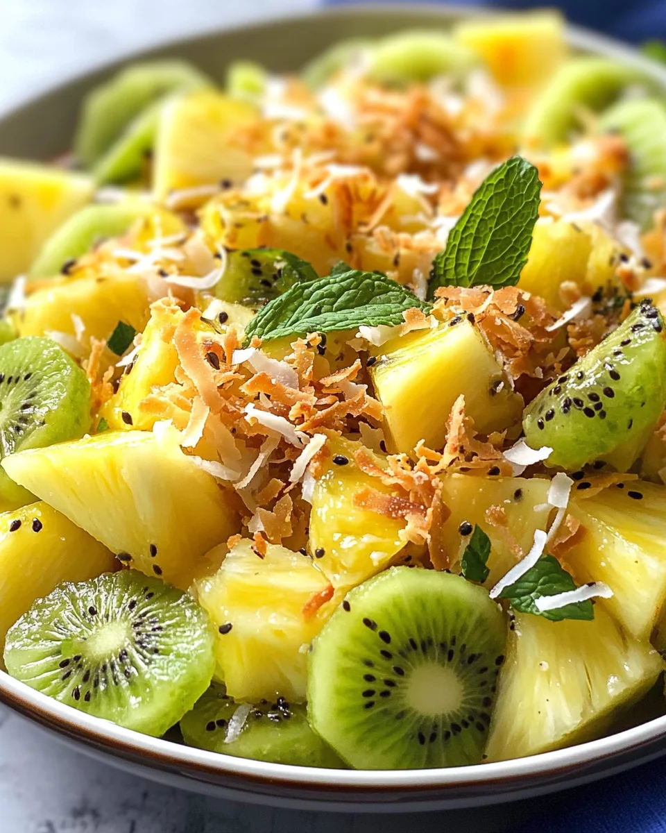 Pineapple Kiwi Salad